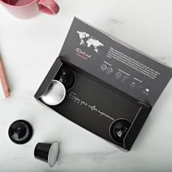 Aroma Club - Proefpakket Nespresso Compatible Capsules (100 St.) - 5 Smaken - Espresso & Lungo - 100% Aluminium Koffiecups 12 Aroma Club - Proefpakket Nespresso Compatible Capsules (100 St.) - 5 Smaken - Espresso & Lungo - 100% Aluminium Koffiecups -Eten En Drinken 1200x1200 379