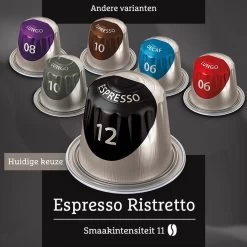 Douwe Egberts Espresso Ristretto (12) - 10 X 20 Koffiecups -Eten En Drinken 1200x1200 423