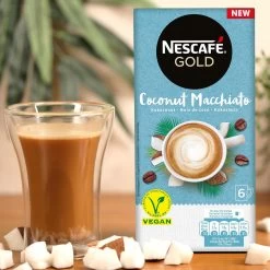 Nescafé Gold Coconut Macchiato Oploskoffie - 6 Doosjes à 6 Zakjes 13 Nescafé Gold Coconut Macchiato Oploskoffie - 6 Doosjes à 6 Zakjes -Eten En Drinken 1200x1200 539