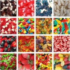 Merkloos Mijn Snoepgoed - Gemixte Snoepjes - 500 Gram - Tiktok Trend - Zoet Zuur - Hard En Zacht - Schepsnoep - Snoepgoed - Snoep - Cadeautje - Geschenk - Voor Hem - Voor Haar -Eten En Drinken 1200x1200 548