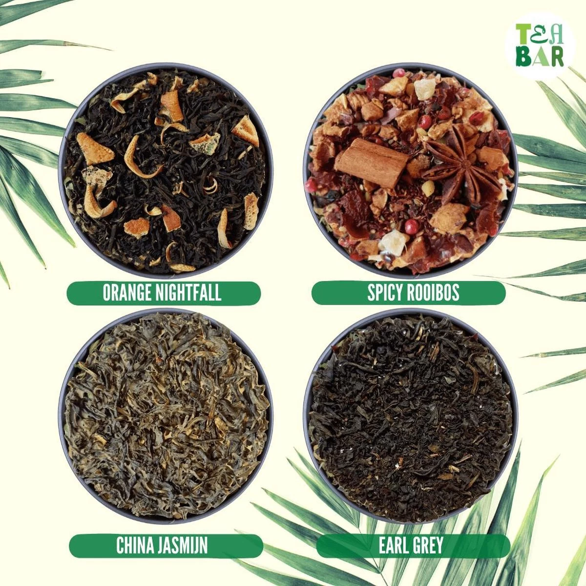 Houten Theekist Gevulde Theedoos Met 16 Blikjes Tea Bar Thee Theecadeau - Losse Thee G - 50 Koppen Per 100 Gram 7 Houten Theekist Gevulde Theedoos Met 16 Blikjes Tea Bar Thee Theecadeau - Losse Thee G - 50 Koppen Per 100 Gram - Afbeelding 5