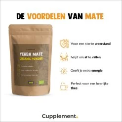 Cupplement | Thee Set 2 Delig | Yerba Mate 100 Gram & Matcha 90 Gram | Biologisch | Gratis Verzending, Opschuimer & Batterijen | Cadeau Pakket -Eten En Drinken 1200x1200 91