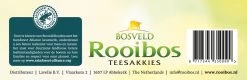 Bosveld Thee - Rooibos - Teesakkies - 6 X 200gr (480 ZAKJES) -Eten En Drinken 1200x390