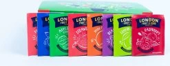 London Fruit & Herb Thee Assortiment – 80 Zakjes Thee, 10 Builtjes Met 8 Verschillende Smaken – Ideaal Cadeau Voor De Thee Liefhebber -Eten En Drinken 1200x473