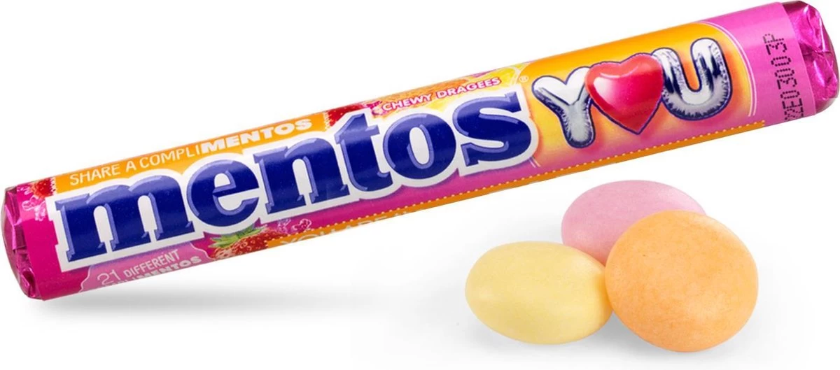 Mentos Fruit Snoep - 40 Rollen 5 Mentos Fruit Snoep - 40 Rollen - Afbeelding 3