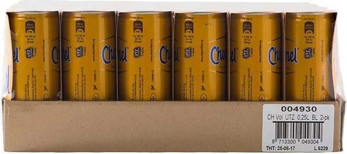 Chocomel Vol Blikjes - 24 X 250 Ml 5 Chocomel Vol Blikjes - 24 X 250 Ml - Afbeelding 3