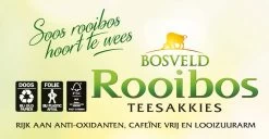 Bosveld Thee - Rooibos - Teesakkies - 6 X 200gr (480 ZAKJES) -Eten En Drinken 1200x624