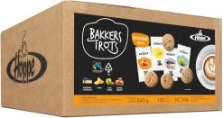 Hoppe | Bakkers Trots Fairtrade Koekjesmix / Koffiekoekjes Per Stuk Verpakt | 120 Stuks