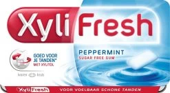Xylifresh Suikervrije Kauwgom - Peppermint - Doos à 24 Pakjes