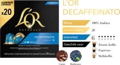 L'OR Espresso Decaffeinato (6) - 10 X 20 Koffiecups -Eten En Drinken 1200x656 4