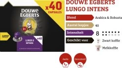 Douwe Egberts Lungo Intens (8) - 5 X 40 Koffiecups -Eten En Drinken 1200x672 3