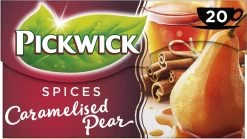 Pickwick Spices Caramelised Pear Zwarte Thee - 12 X 20 Zakjes -Eten En Drinken 1200x673