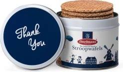 Stroopwafel Cadeau Blik 'Thank You' - Doos Met 6 Blikjes - 230 Gram Per Blik - 8 Stroopwafels Per Blik (48 Koeken ) -Eten En Drinken 1200x702