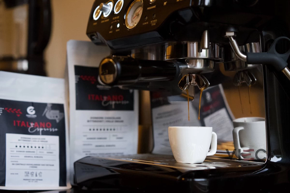 Italiano Espresso Honey Process Vietnamese Koffiebonen Aanbieding 250g GAIA Cafe 8 Italiano Espresso Honey Process Vietnamese Koffiebonen Aanbieding 250g GAIA Cafe - Afbeelding 6