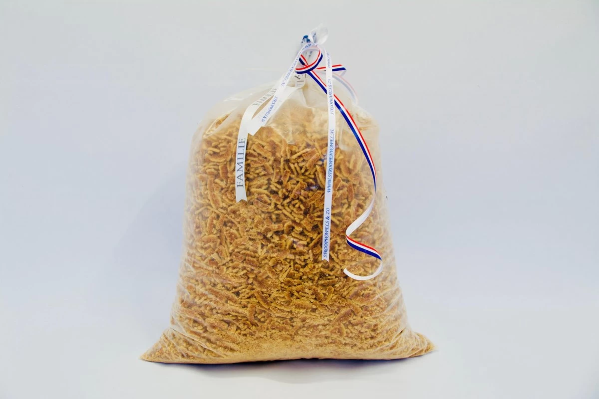 Stroopwafelsnippers - 12 Kg - Bruin - Zonder Stroop En Lekker Knapperig 3 Stroopwafelsnippers - 12 Kg - Bruin - Zonder Stroop En Lekker Knapperig
