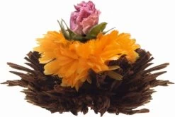 Creano Theebloemen Geschenkset Kadoverpakking Theebloemen En Glazen Theekan - Witte Theebloemen En Zwarte Theebloemen (6 Stuks) -Eten En Drinken 1200x805