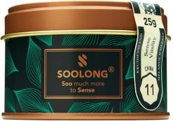 Soolong Sense China Nr11 Gember Thee - Verkwikkend & Krachtig - Gember & Citroengras - Duurzame Losse Thee - Premium Kruidenthee Uit China - Blik 25gram