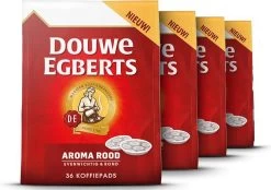 Douwe Egberts Aroma Rood Koffiepads - Voor In Je Senseo® Machine - 4 X 36 Pads