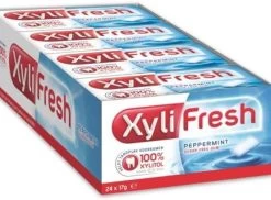 Xylifresh Suikervrije Kauwgom - Peppermint - Doos à 24 Pakjes -Eten En Drinken 1200x884 2
