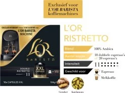 L'OR BARISTA XXL Ristretto (11) - 5 X 10 Koffiecups -Eten En Drinken 1200x896 1