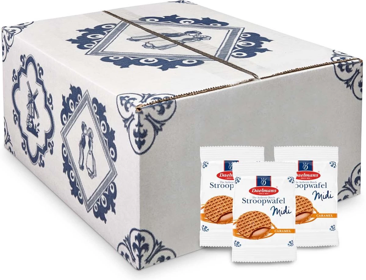 Daelmans Midi Stroopwafels - Doos 150 X 1 Stuks (per 1 Verpakt) - 15 Gram Per Koek 3 Daelmans Midi Stroopwafels - Doos 150 X 1 Stuks (per 1 Verpakt) - 15 Gram Per Koek