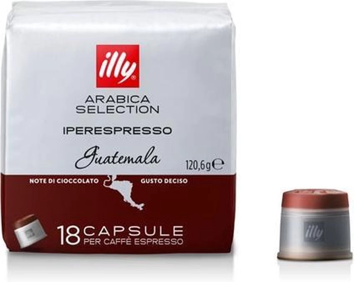 Illy Capsules Iperespresso Arabica Selection Guatemala 6 X 18 Stuks 5 Illy Capsules Iperespresso Arabica Selection Guatemala 6 X 18 Stuks - Afbeelding 3