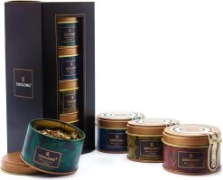 Soolong South Africa Nr40 Rooibos Cadeau Of Proefpakket Met Vier Luxe Theeen - Losse Rooibos & Honeybush - Ideaal Als Relatiegeschenk, Proeverij Of Met Valentijnsdag - Assortiment 4stuks -Eten En Drinken 1200x967