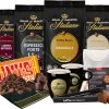 Gran Maestro Italiano - Koffiebonen Proefpakket - Koffie Cadeaupakket - 4 Soorten Koffie, Tony's Chocolonely Karamel Zeezout, Cantuccini Koekjes En Bekers -Eten En Drinken 1200x974 2