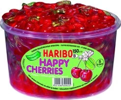 Haribo Snoep Kersen - 150 Stuks - 1200g