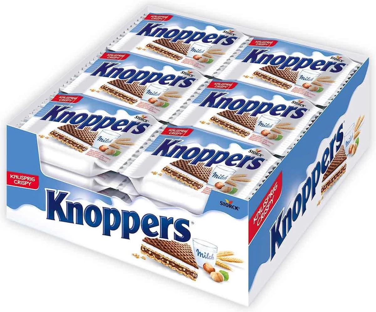 Knoppers - Choco Wafels (Doos á 24 Stuks) - Uitdeel Koekjes 4 Knoppers - Choco Wafels (Doos á 24 Stuks) - Uitdeel Koekjes - Afbeelding 2