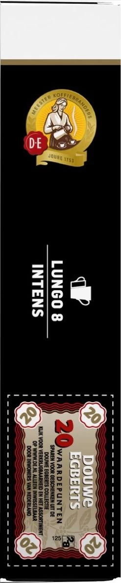 Douwe Egberts Lungo Intens Koffiecups - Intensiteit 8/12 - 10 X 20 Capsules -Eten En Drinken 249x1200 1