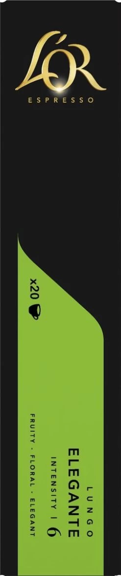 L'OR Lungo Elegante Koffiecups - Intensiteit 6/12 - 10 X 20 Capsules 21 L'OR Lungo Elegante Koffiecups - Intensiteit 6/12 - 10 X 20 Capsules -Eten En Drinken 253x1200 3