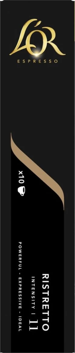 L'OR Espresso Ristretto (11) - 10 X 10 Koffiecups -Eten En Drinken 255x1200 3
