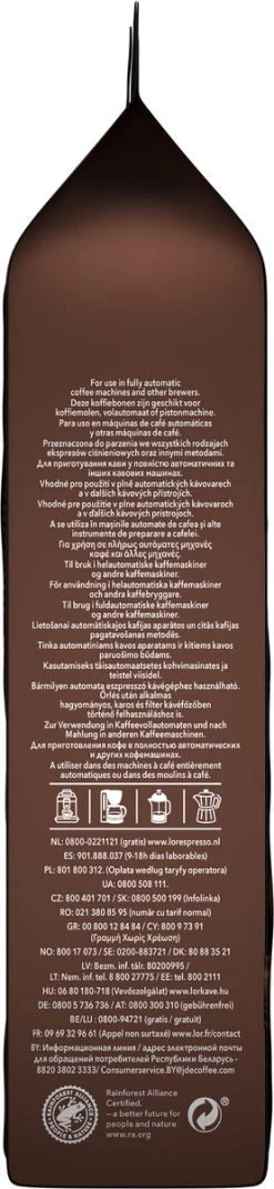 L'OR Espresso Forza Koffiebonen (9) - 4 X 500 Gram 12 L'OR Espresso Forza Koffiebonen (9) - 4 X 500 Gram -Eten En Drinken 277x1200 1