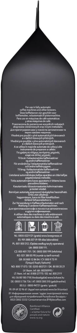 L'OR Espresso Onyx Koffiebonen (12) - 4 X 500 Gram -Eten En Drinken 277x1200