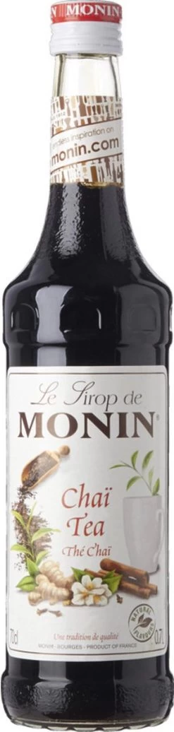 Monin Koffie/Thee Siroop Fles - Chai Tea - 70cl