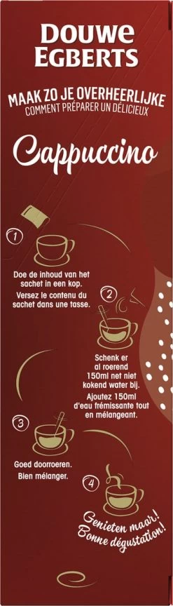 Douwe Egberts Verwenkoffie Cappuccino Oploskoffie - 5 X 10 Zakjes 18 Douwe Egberts Verwenkoffie Cappuccino Oploskoffie - 5 X 10 Zakjes -Eten En Drinken 343x1200 2