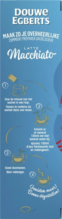 Douwe Egberts Verwenkoffie Latte Macchiato Oploskoffie - 5 X 8 Zakjes 18 Douwe Egberts Verwenkoffie Latte Macchiato Oploskoffie - 5 X 8 Zakjes -Eten En Drinken 343x1200 5