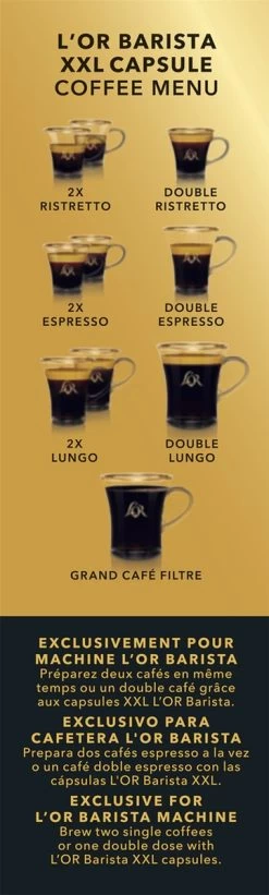 L'OR BARISTA XXL Ristretto (11) - 5 X 10 Koffiecups -Eten En Drinken 361x1200 5