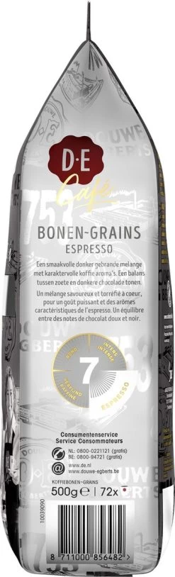 Douwe Egberts D.E Café Espresso Koffiebonen - Intensiteit 7/9 - 4 X 500 Gram -Eten En Drinken 364x1200 19