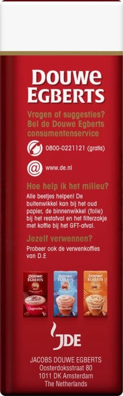 Douwe Egberts Aroma Rood Filterkoffie - 24 X 250 Gram -Eten En Drinken 373x1200 1