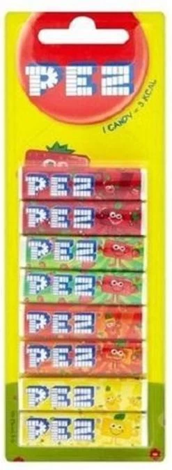 PEZ Navulling Fruit Mix - 8-pack