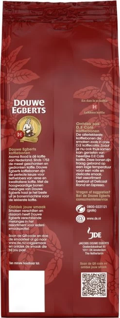 Douwe Egberts Aroma Rood Koffiebonen - 6 X 500 Gram -Eten En Drinken 452x1200 1