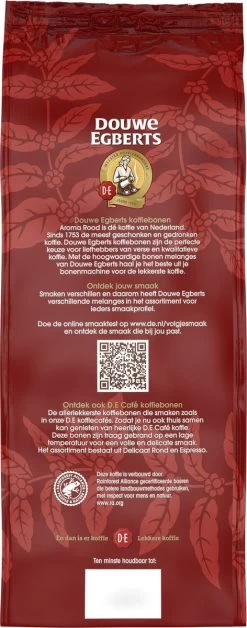 Douwe Egberts Aroma Rood Koffiebonen - 4 X 1000 Gram - Extra Grote Verpakking -Eten En Drinken 472x1200 1
