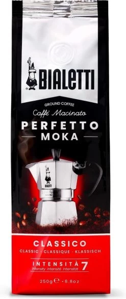 Bialetti Perfetto Moka Classico Gemalen Koffie - 250 Gram