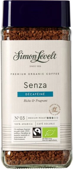 Simon Lévelt | Cafeïnevrije Oploskoffie Premium Organic Coffee - 100g