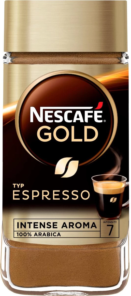Nescafé Gold Espresso Oploskoffie - 6 Potten à 100 Gram 5 Nescafé Gold Espresso Oploskoffie - 6 Potten à 100 Gram - Afbeelding 3