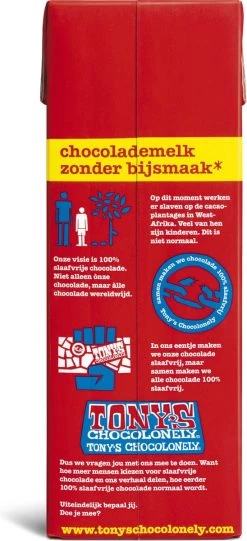 Tony's Chocolonely Chocolademelk - Chocolade Melk - Hot Chocolate - 4 X 1 Liter -Eten En Drinken 548x1200 2