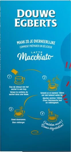 Douwe Egberts Verwenkoffie Latte Macchiato Oploskoffie - 5 X 8 Zakjes 15 Douwe Egberts Verwenkoffie Latte Macchiato Oploskoffie - 5 X 8 Zakjes -Eten En Drinken 559x1200 4