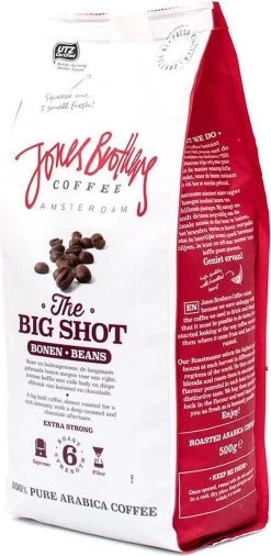 Jones Brothers Coffee The Big Shot Koffiebonen - 6 X 500 Gram -Eten En Drinken 586x1200 1